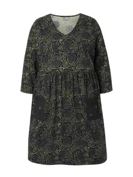 Футболка Ulla Popken Longshirt, цвет lodengrn