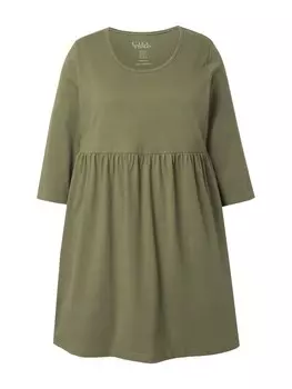 Футболка Ulla Popken Longshirt, цвет lodengrn