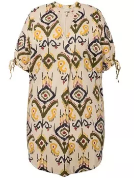 Футболка Ulla Popken Longshirt, цвет perlwei