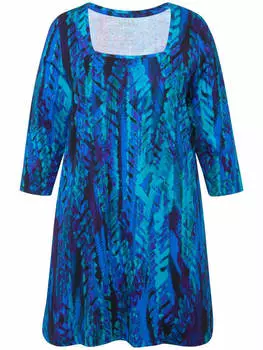 Футболка Ulla Popken Longshirt, цвет petrol