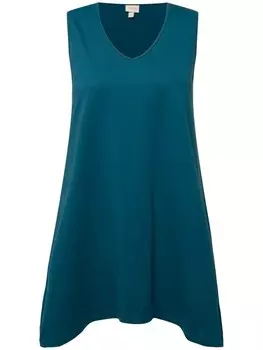 Футболка Ulla Popken Longshirt, цвет petrol