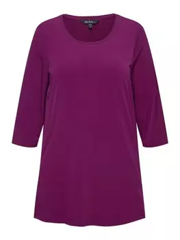 Футболка Ulla Popken Longshirt, цвет pflaume