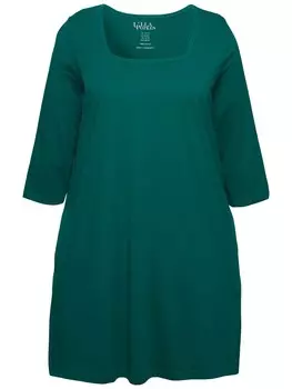 Футболка Ulla Popken Longshirt, цвет smaragd grn