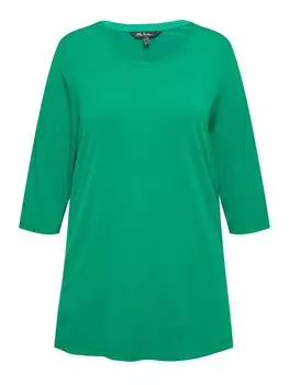Футболка Ulla Popken Longshirt, цвет sommer grn