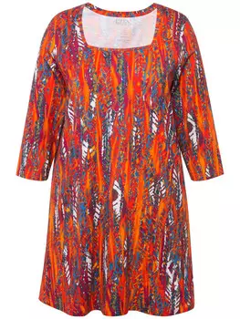 Футболка Ulla Popken Longshirt, цвет zimt