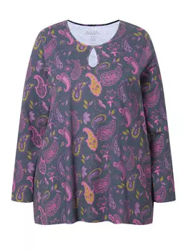 Футболка Ulla Popken Longshirt, синий