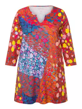 Футболка Ulla Popken Longshirt, синий