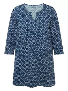Футболка Ulla Popken Longshirt, синий