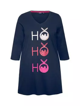 Футболка Ulla Popken Longshirt, синий