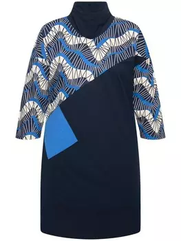Футболка Ulla Popken Longshirt, синий