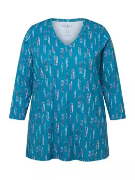 Футболка Ulla Popken Longshirt, синий