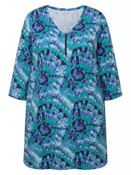 Футболка Ulla Popken Longshirt, синий
