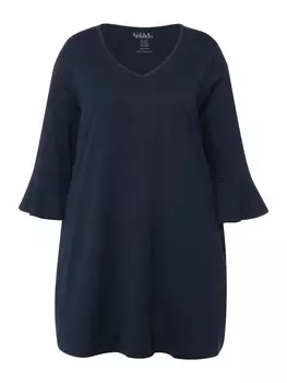 Футболка Ulla Popken Longshirt, синий