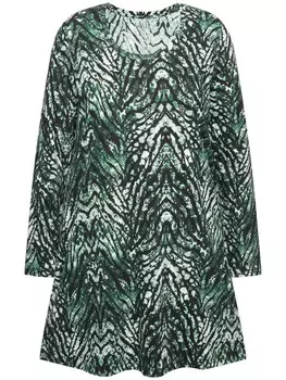 Футболка Ulla Popken Longshirt, зеленый