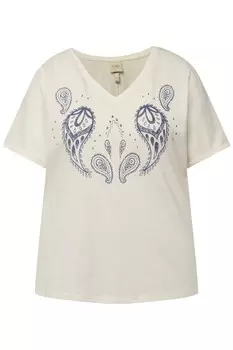 Футболка Ulla Popken Shirt, бежевый