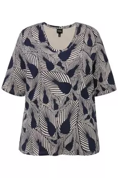 Футболка Ulla Popken Shirt, бежевый