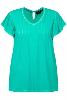 Футболка Ulla Popken Shirt, бирюзовый
