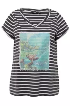 Футболка Ulla Popken Shirt, черный