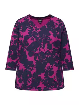 Футболка Ulla Popken Shirt, цвет beere