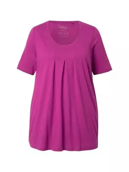 Футболка Ulla Popken Shirt, цвет beere