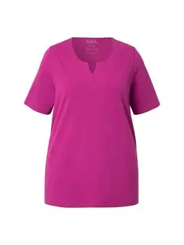 Футболка Ulla Popken Shirt, цвет beere