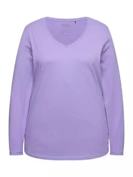 Футболка Ulla Popken Shirt, цвет blaues flieder