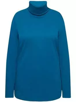 Футболка Ulla Popken Shirt, цвет blaugrn