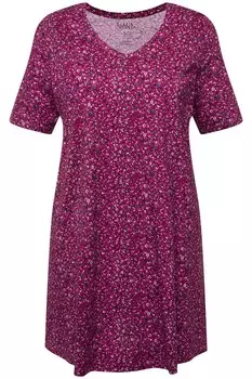 Футболка Ulla Popken Shirt, цвет dark pink