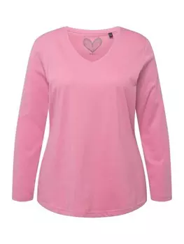 Футболка Ulla Popken Shirt, цвет himbeere