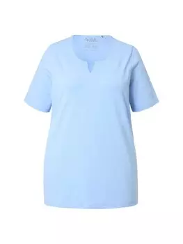 Футболка Ulla Popken Shirt, цвет lichtblau
