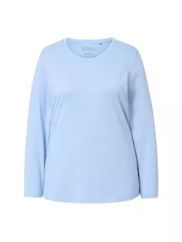 Футболка Ulla Popken Shirt, цвет lichtblau
