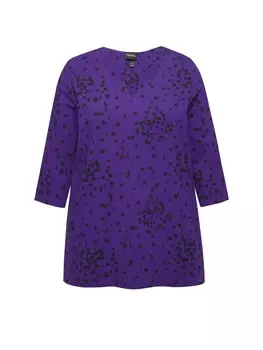 Футболка Ulla Popken Shirt, цвет lilie