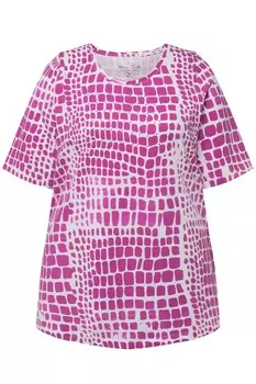 Футболка Ulla Popken Shirt, цвет magenta