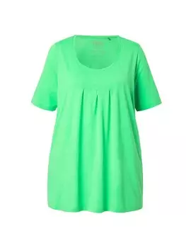 Футболка Ulla Popken Shirt, цвет mintgrn