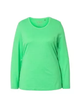 Футболка Ulla Popken Shirt, цвет mintgrn