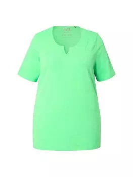 Футболка Ulla Popken Shirt, цвет mintgrn