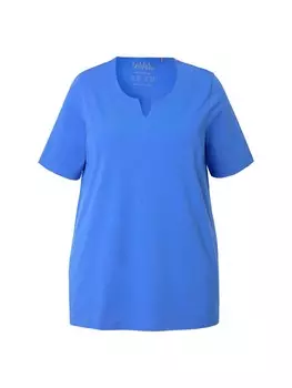 Футболка Ulla Popken Shirt, цвет pflaumenblau