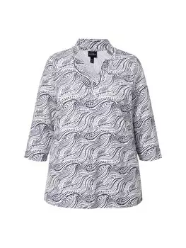 Футболка Ulla Popken Shirt, цвет schneewei