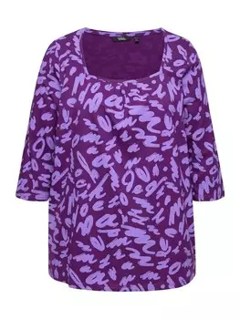 Футболка Ulla Popken Shirt, фиолетовый