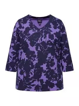 Футболка Ulla Popken Shirt, фиолетовый