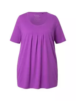 Футболка Ulla Popken Shirt, фиолетовый