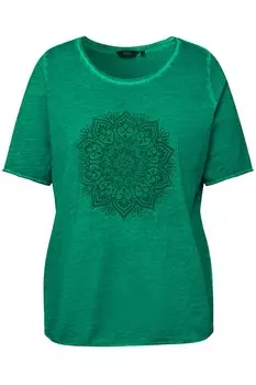 Футболка Ulla Popken Shirt, изумрудный