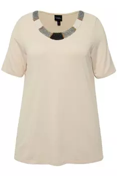 Футболка Ulla Popken Shirt, кремовый