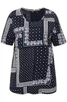 Футболка Ulla Popken Shirt, морской синий
