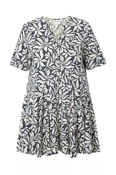 Футболка Ulla Popken Shirt, морской синий