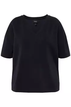 Футболка Ulla Popken Shirt, морской синий