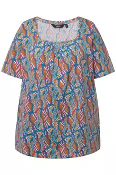Футболка Ulla Popken Shirt, разноцветный