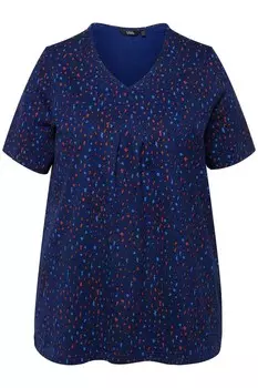 Футболка Ulla Popken Shirt, темно-синий