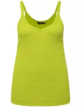 Футболка Ulla Popken Strick Top, цвет apfelgrn