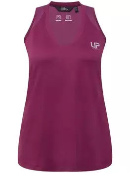 Футболка Ulla Popken Strick Top, цвет brombeere